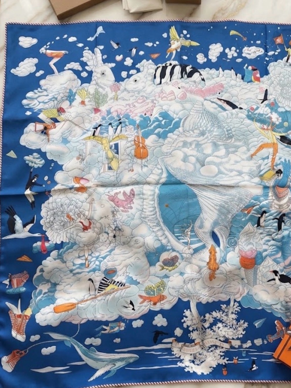Hermes Scarf Carnaval des Animaux Made in France NWT NO BOX